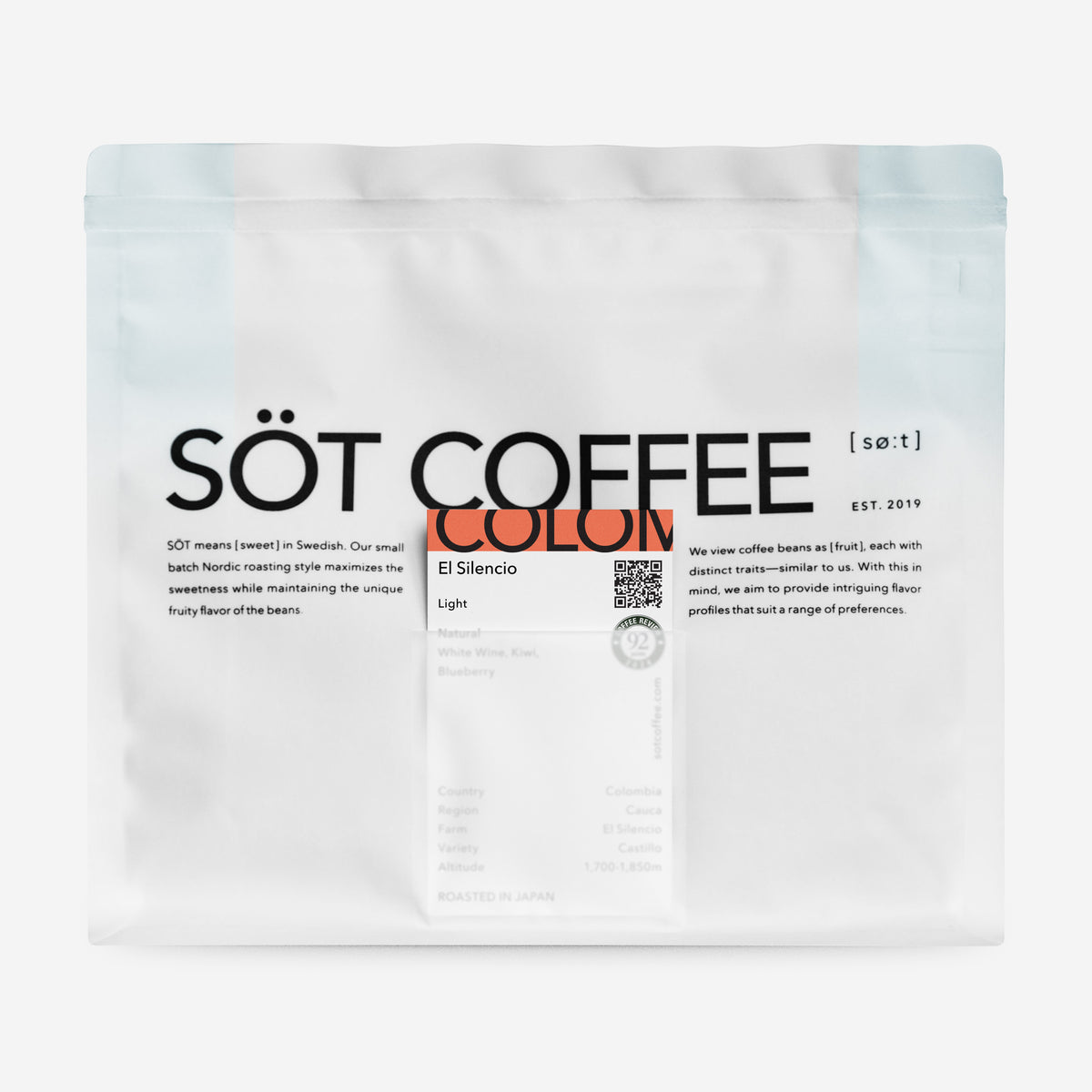 コロンビア エル シレンシオ カスティージョ ナチュラル | SÖT COFFEE