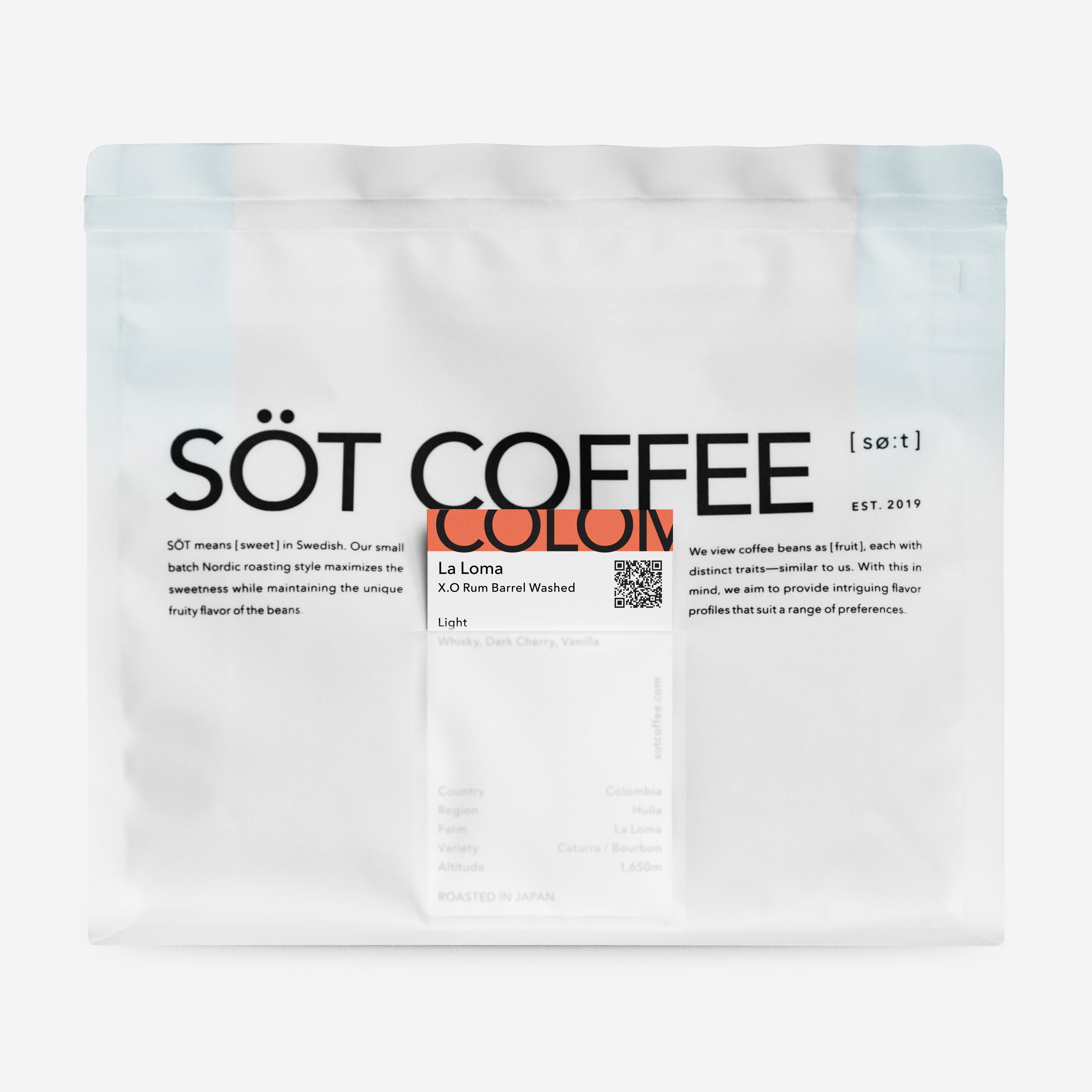 コロンビア ラ ローマ X.O ラムバレル ウォッシュド – SOT Coffee Roaster