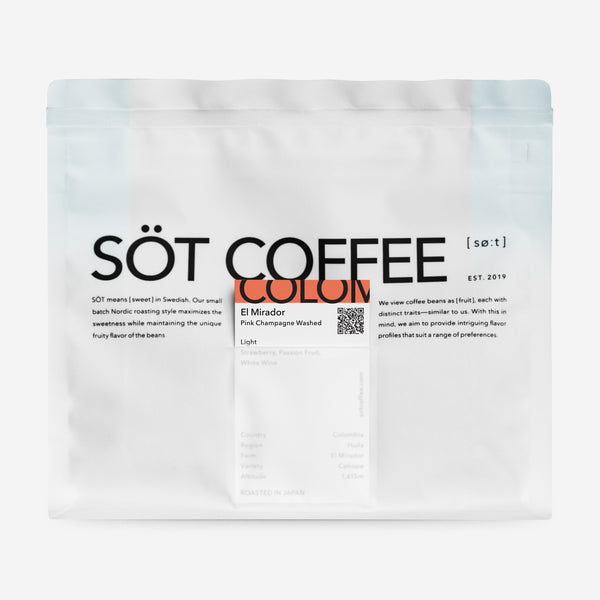 Colombia El Mirador Pink Champagne Washed – SOT Coffee Roaster