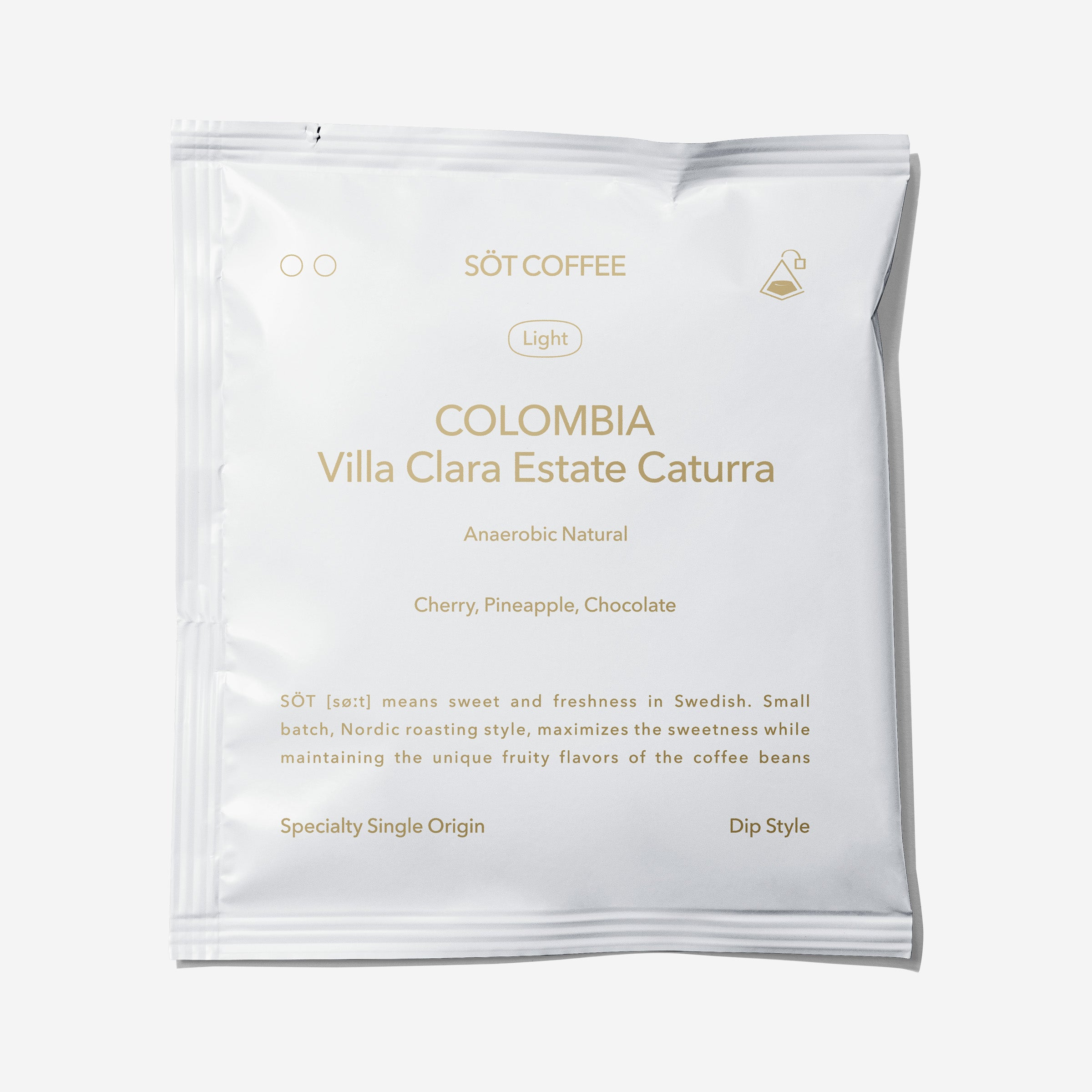 Colombia Villa Clara Estate Caturra Anaerobic Natural Drip Bag