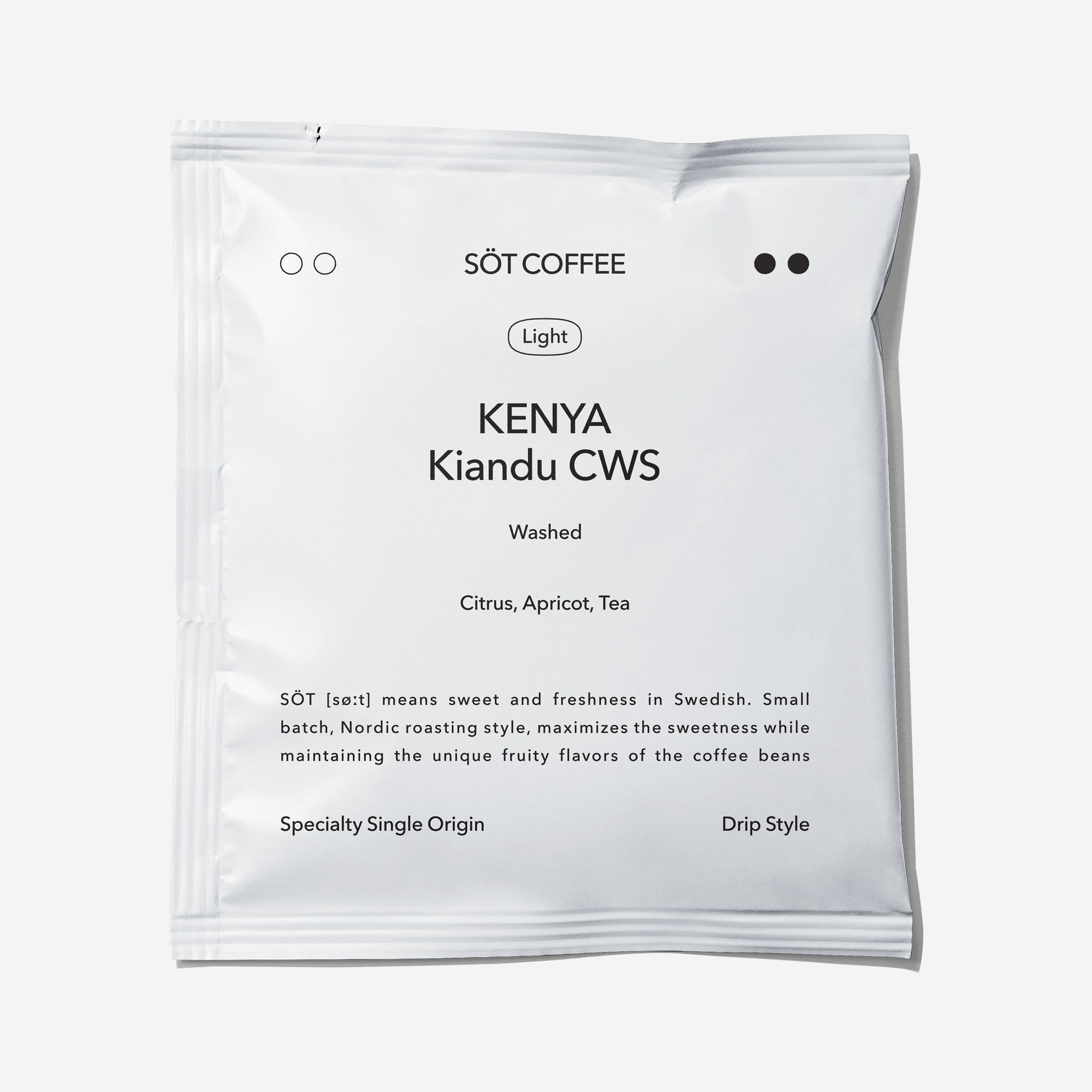 Kenya Kiandu AB Washed Drip Bag ケニア キアンドゥ AB ウォッシュド ドリップバッグ